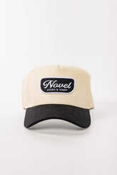 2 TONE SNAPBACK - BLACK/CREAM