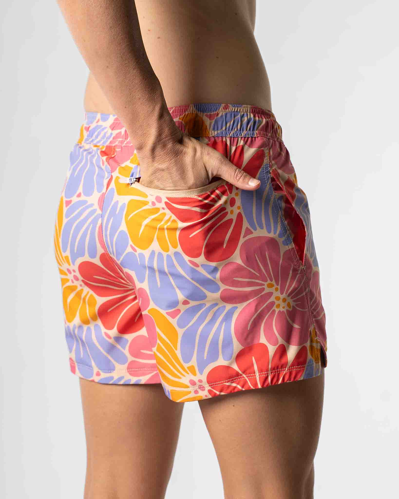 Haven Boardshort - Hibiscus