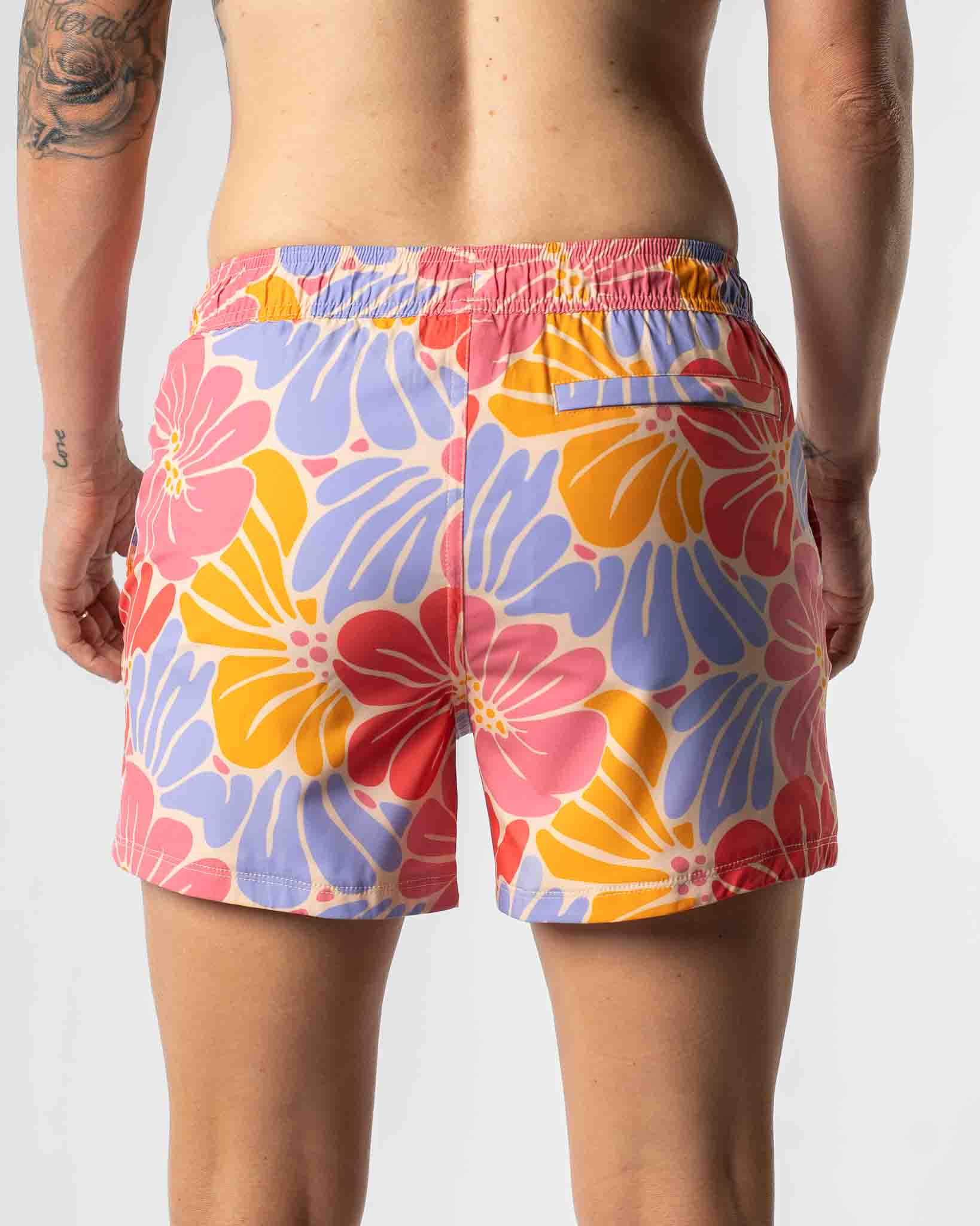 Haven Boardshort - Hibiscus