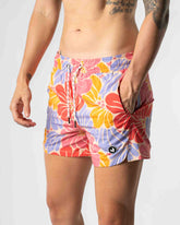 Haven Boardshort - Hibiscus