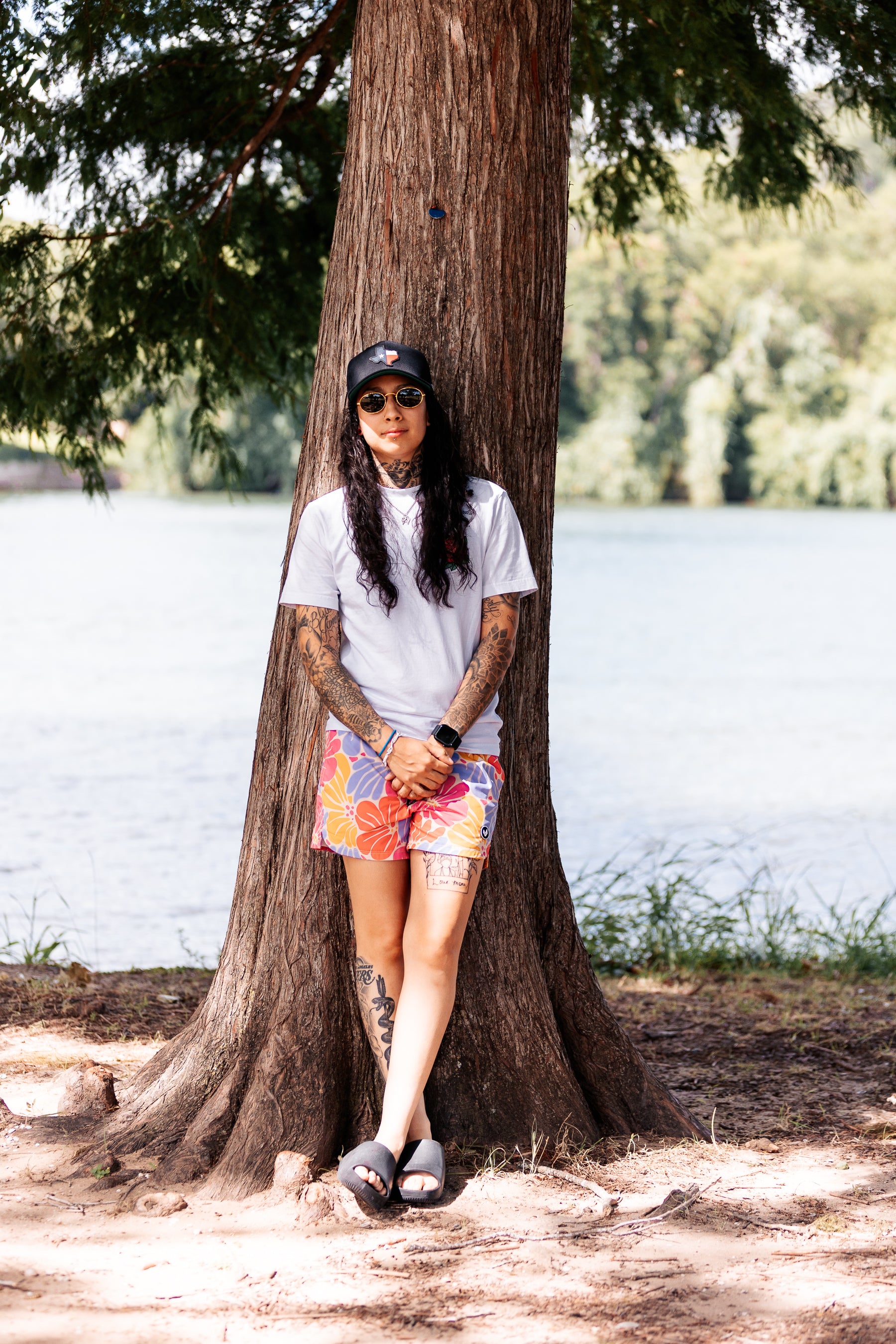 Haven Boardshort - Hibiscus