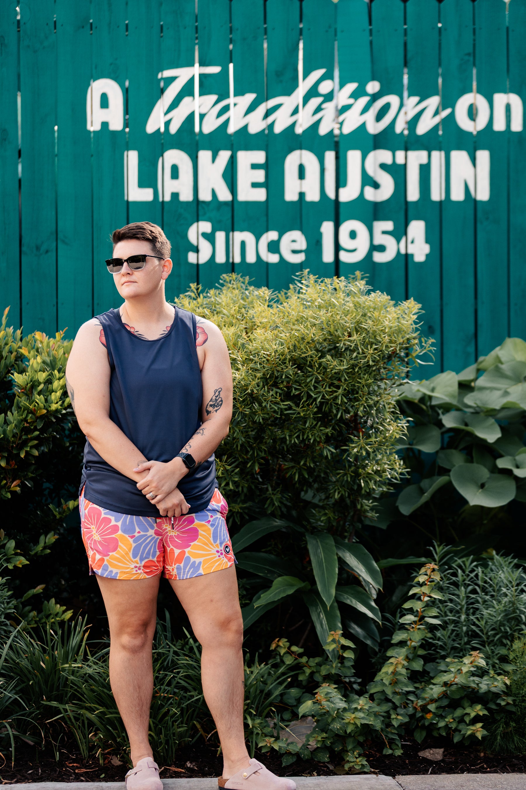 Haven Boardshort - Hibiscus
