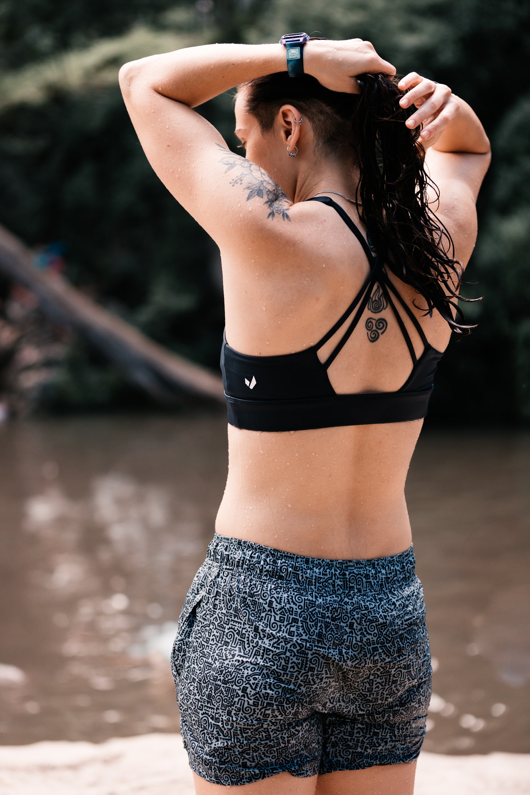 Submerge Swim Bra V2 - BLACK