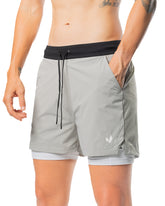 EVO Shorts V3 - SILVER w/ White Compression