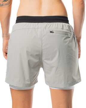 EVO Shorts V3 - SILVER w/ White Compression