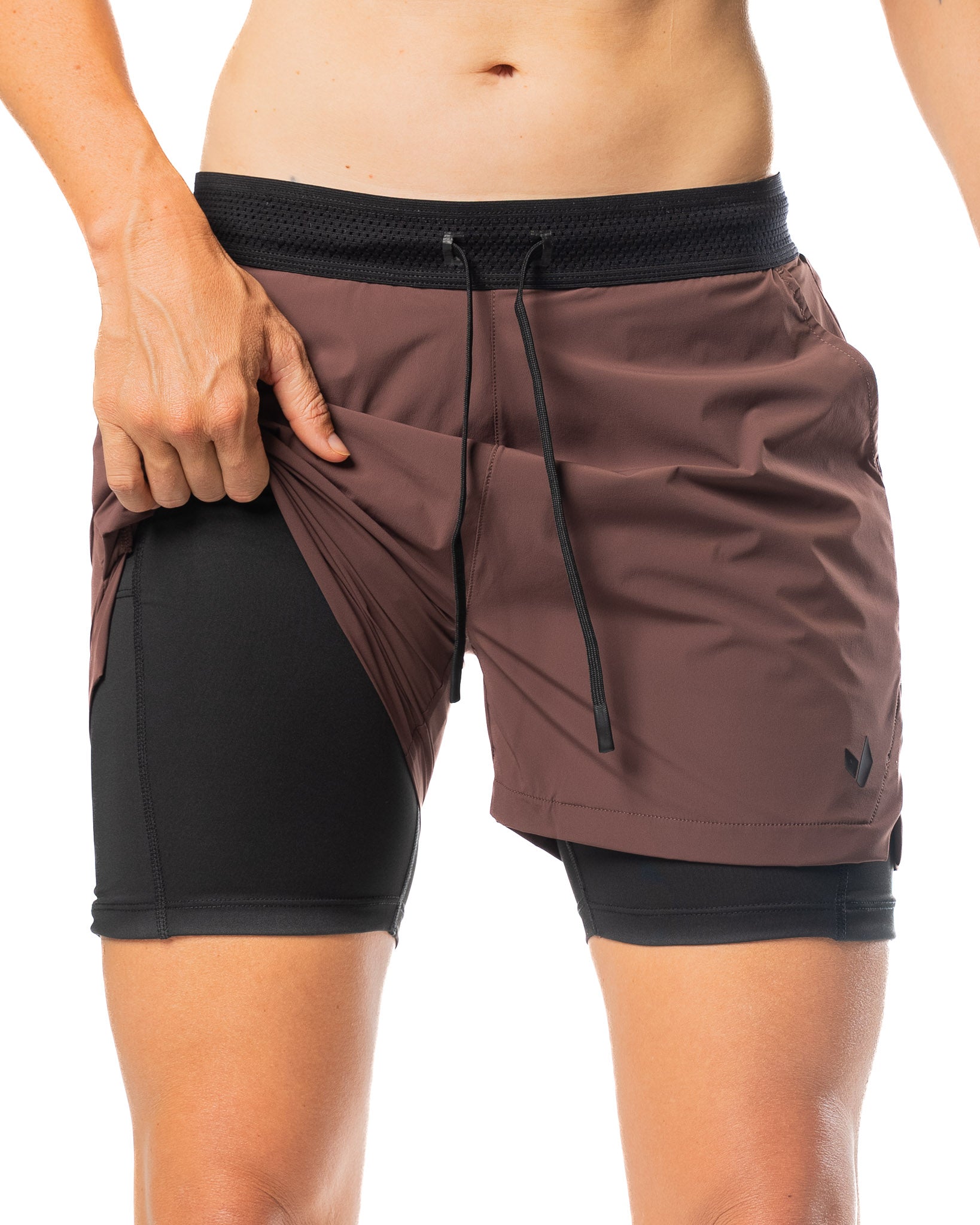 EVO Shorts V3 - VINTAGE CHERRY w/ Black Compression