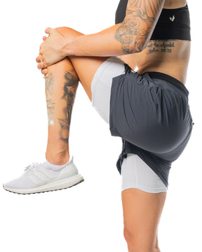 EVO Shorts V3 - DARK NAVY w/ White Compression