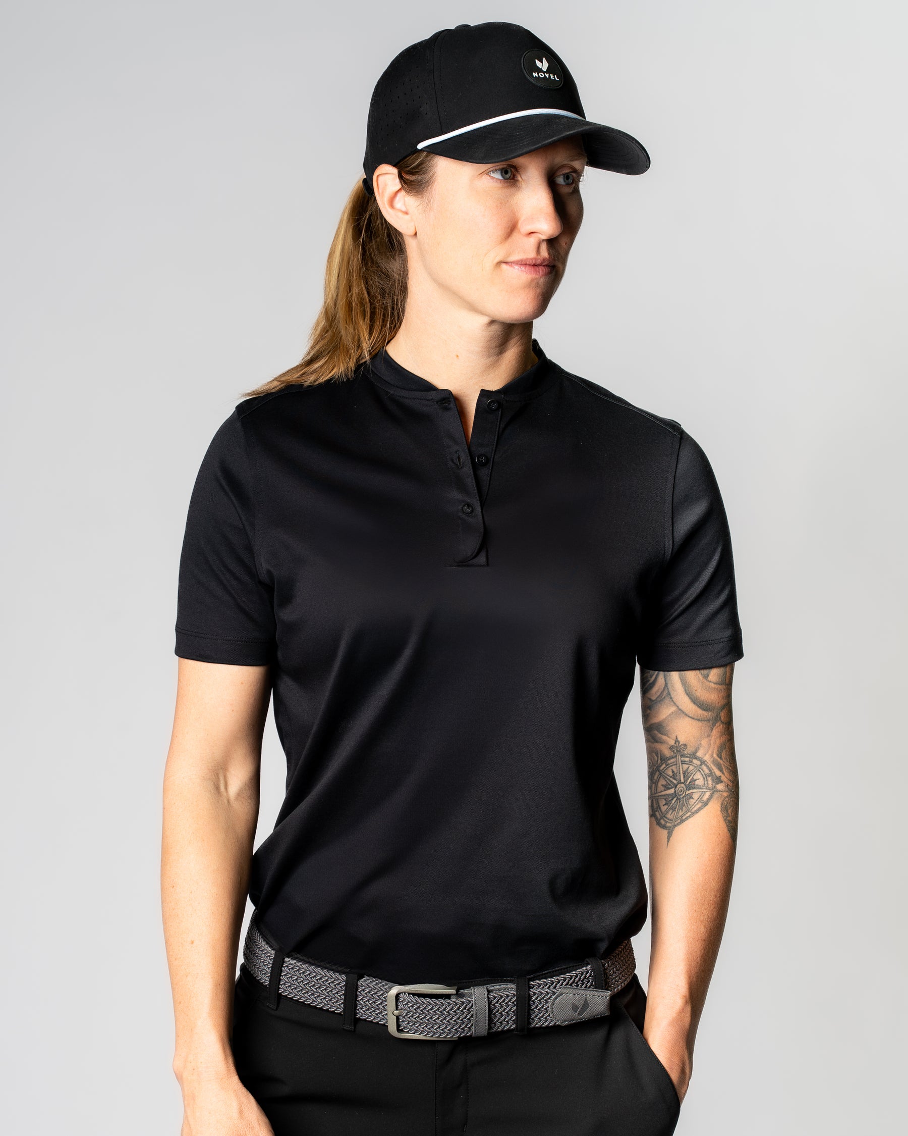 HYBRID BLADE POLO - Black