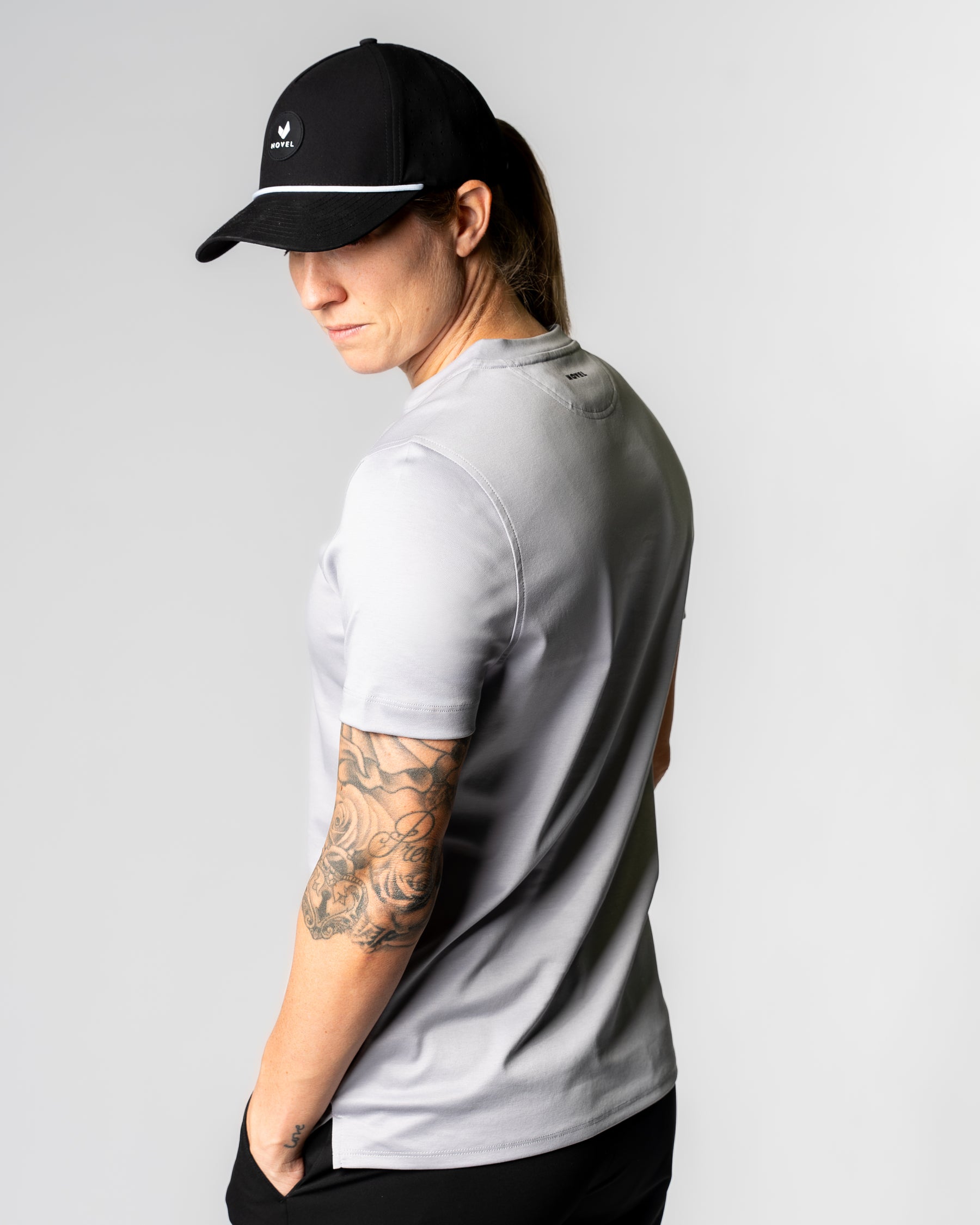 HYBRID BLADE POLO - Light Grey