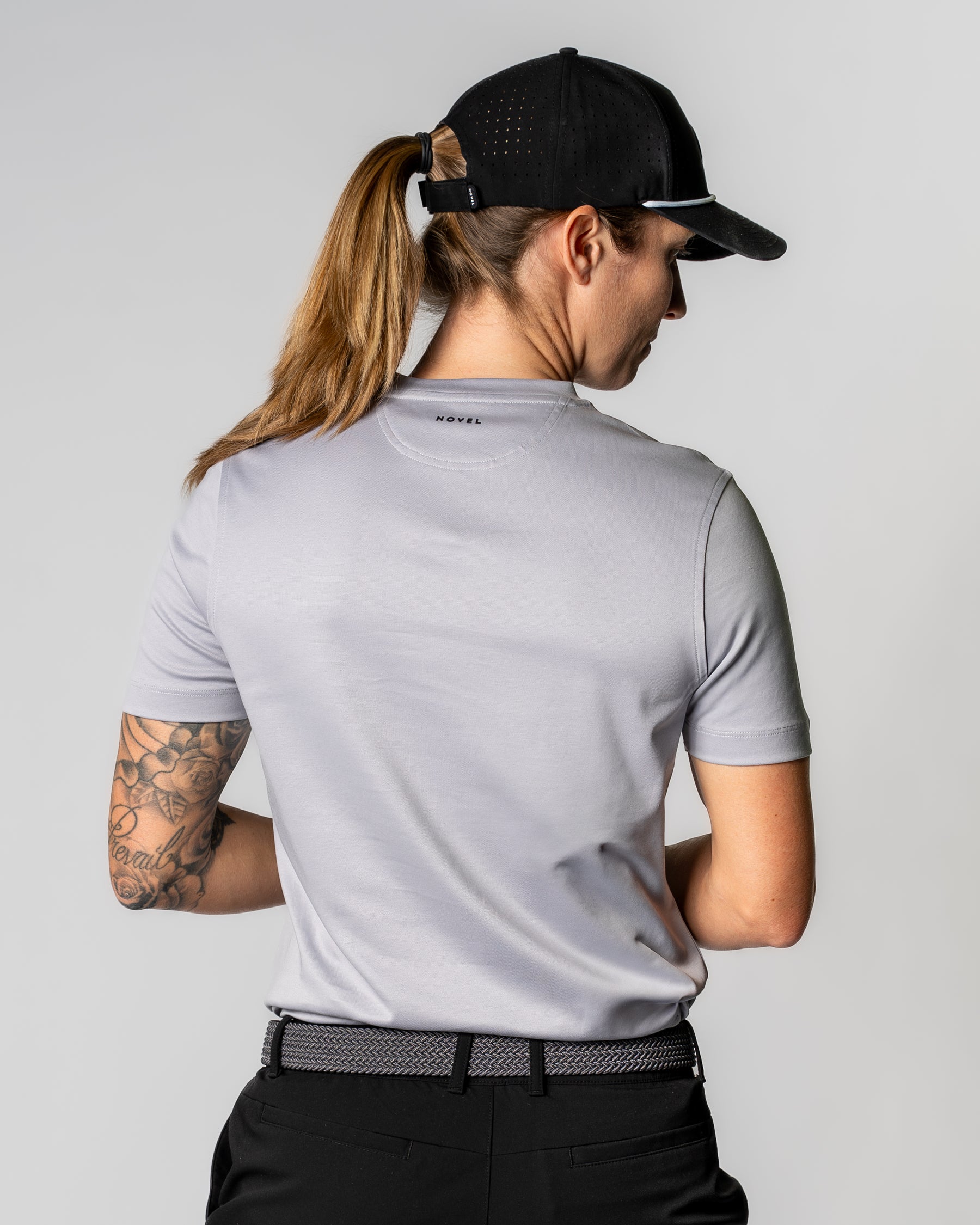 HYBRID BLADE POLO - Light Grey