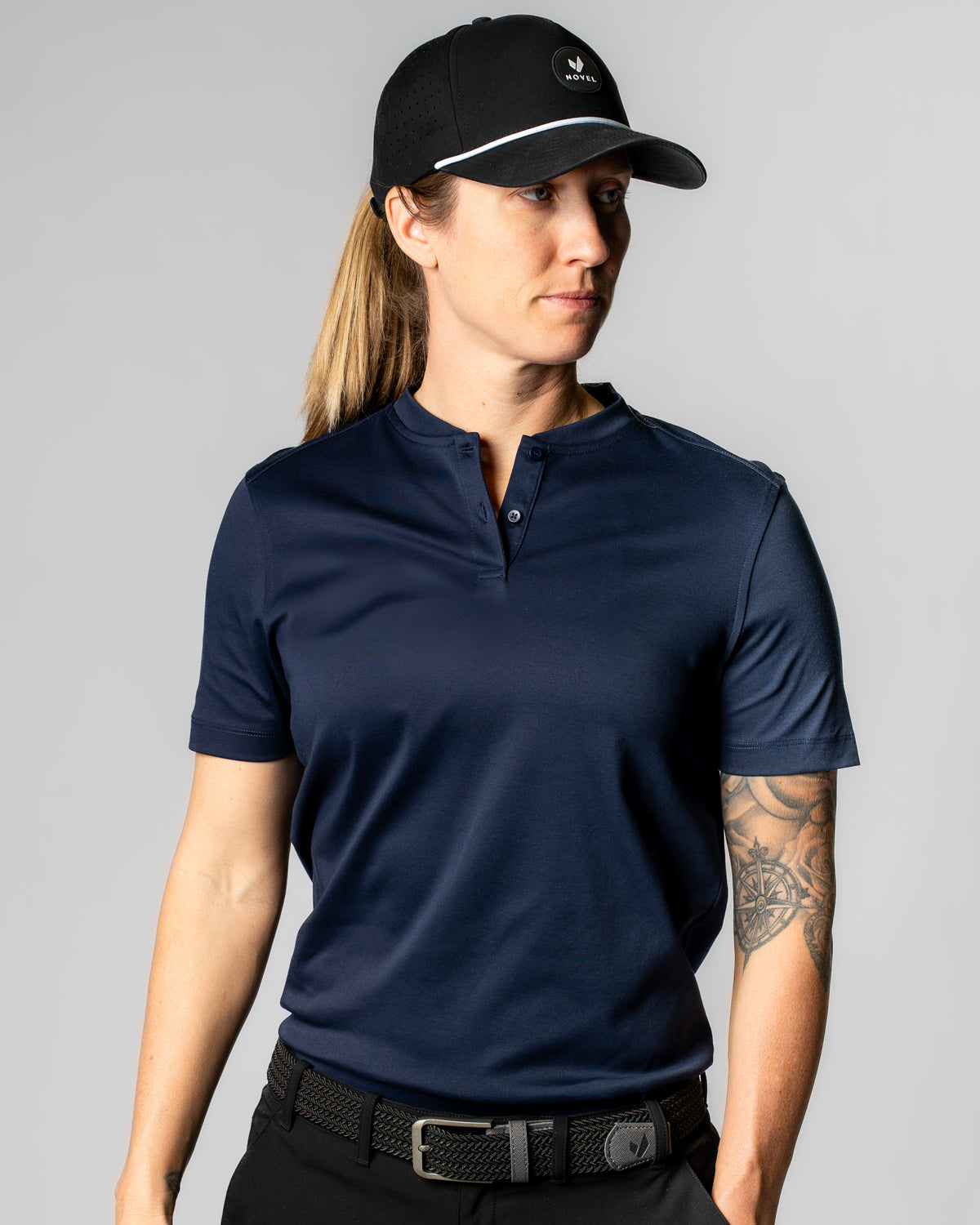 HYBRID BLADE POLO - Navy