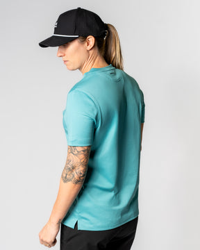 HYBRID BLADE POLO - Teal