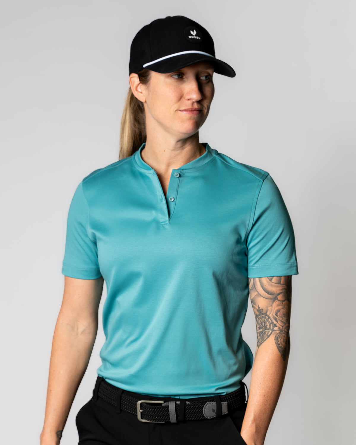 HYBRID BLADE POLO - Teal