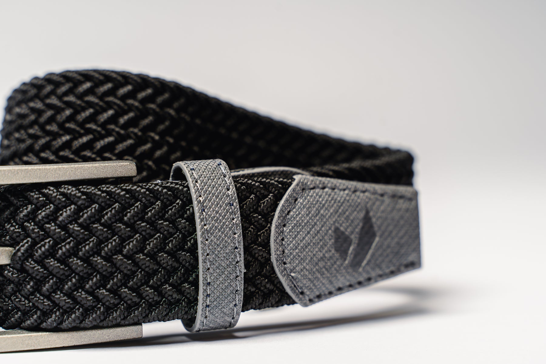 Novel Braided Stretch Belt - BLACK