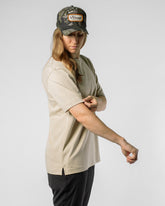 Drop Shoulder Tee - SANDSTONE