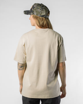 Drop Shoulder Tee - TAN