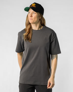 Drop Shoulder Tee - CHARCOAL