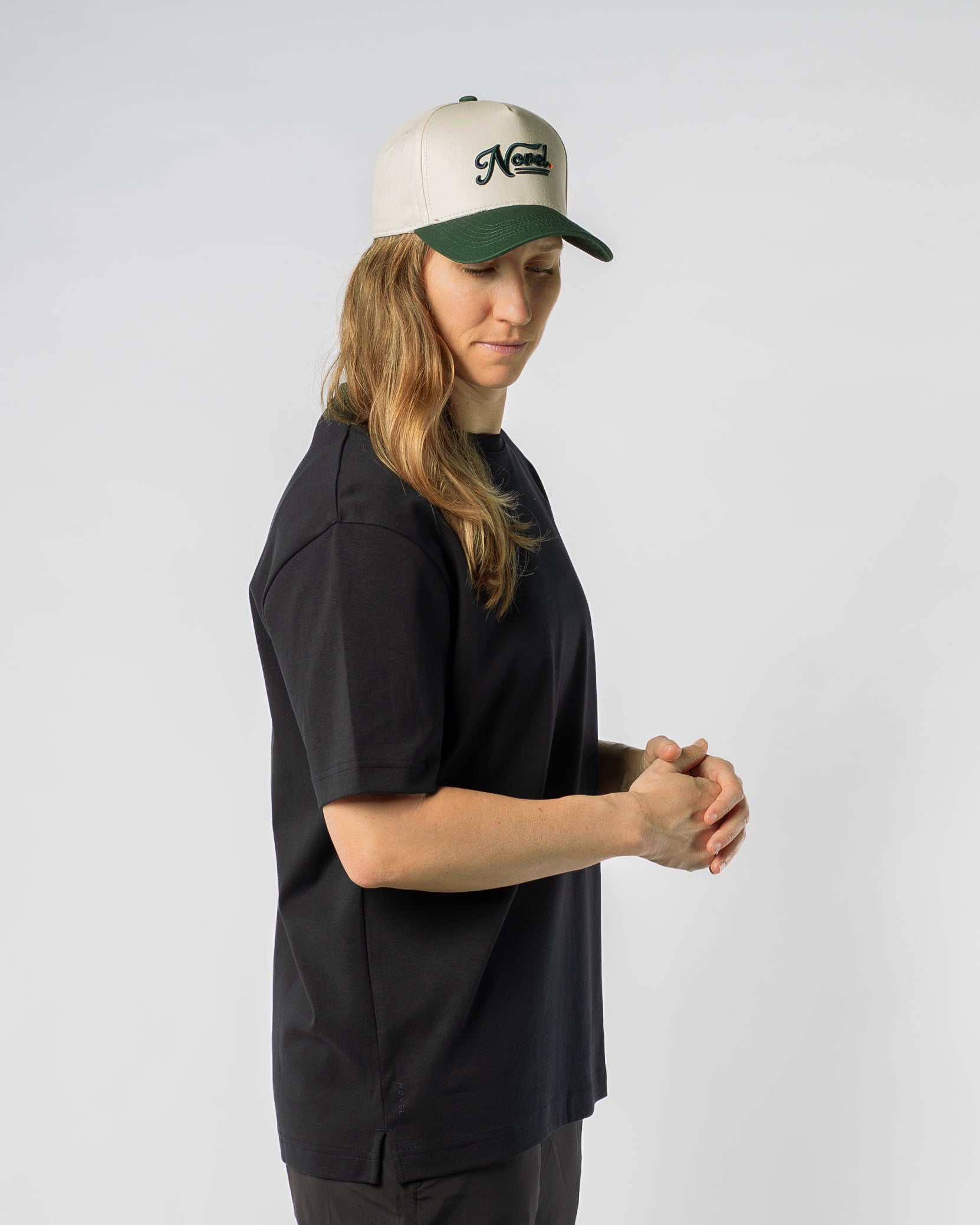 Drop Shoulder Tee - BLACK