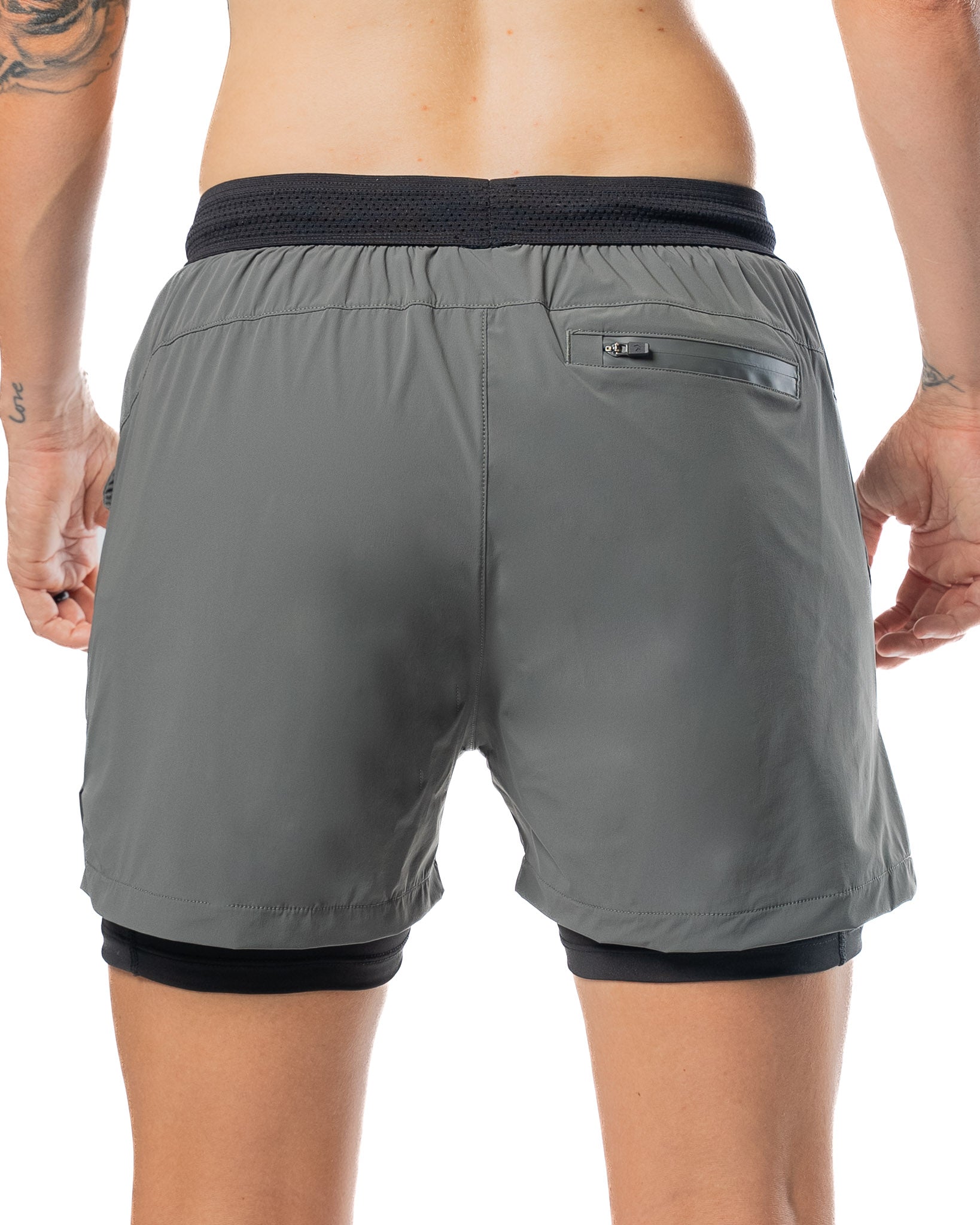 EVO Shorts V3 - SHADOW GRAY w/ Black Compression