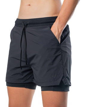 EVO Shorts V3 - BLACK w/ Black Compression