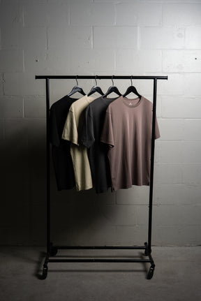 Drop Shoulder Tee - MUSHROOM