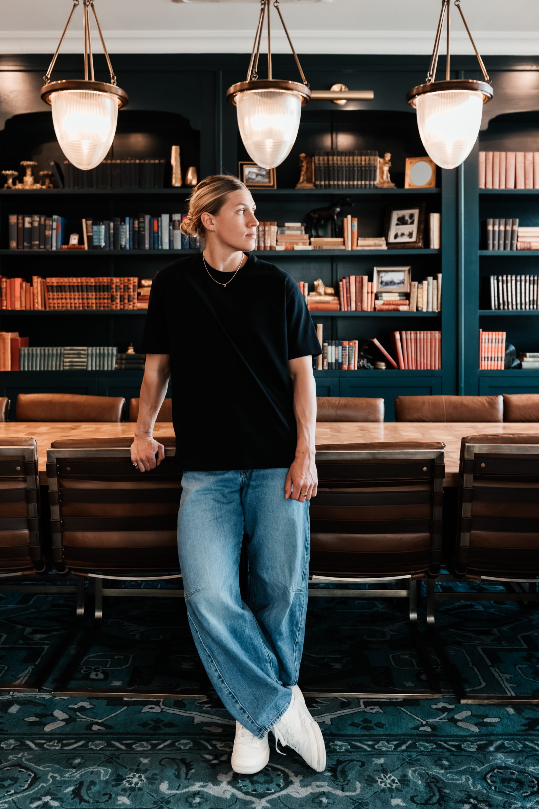 Drop Shoulder Tee - BLACK