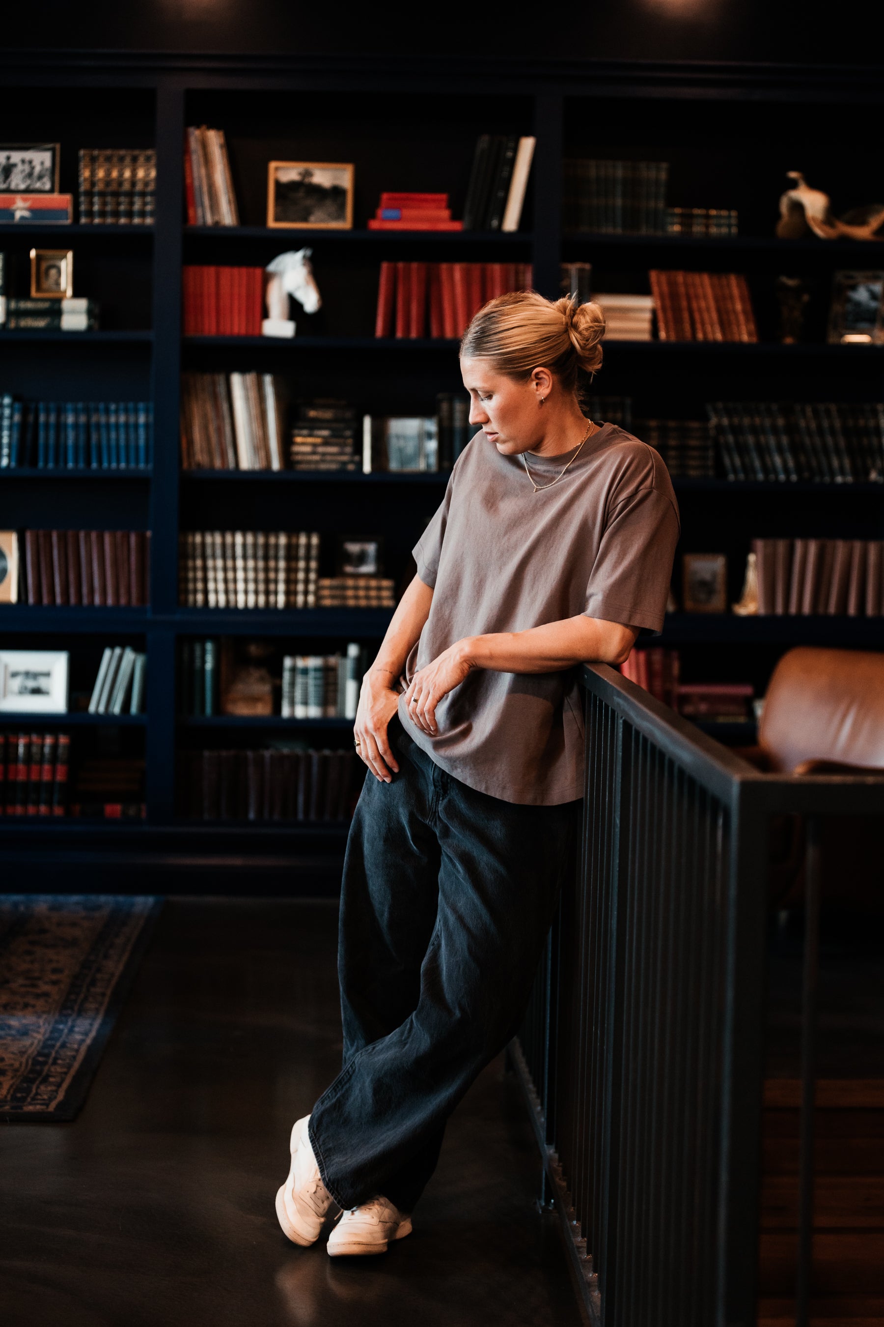 Drop Shoulder Tee - MUSHROOM