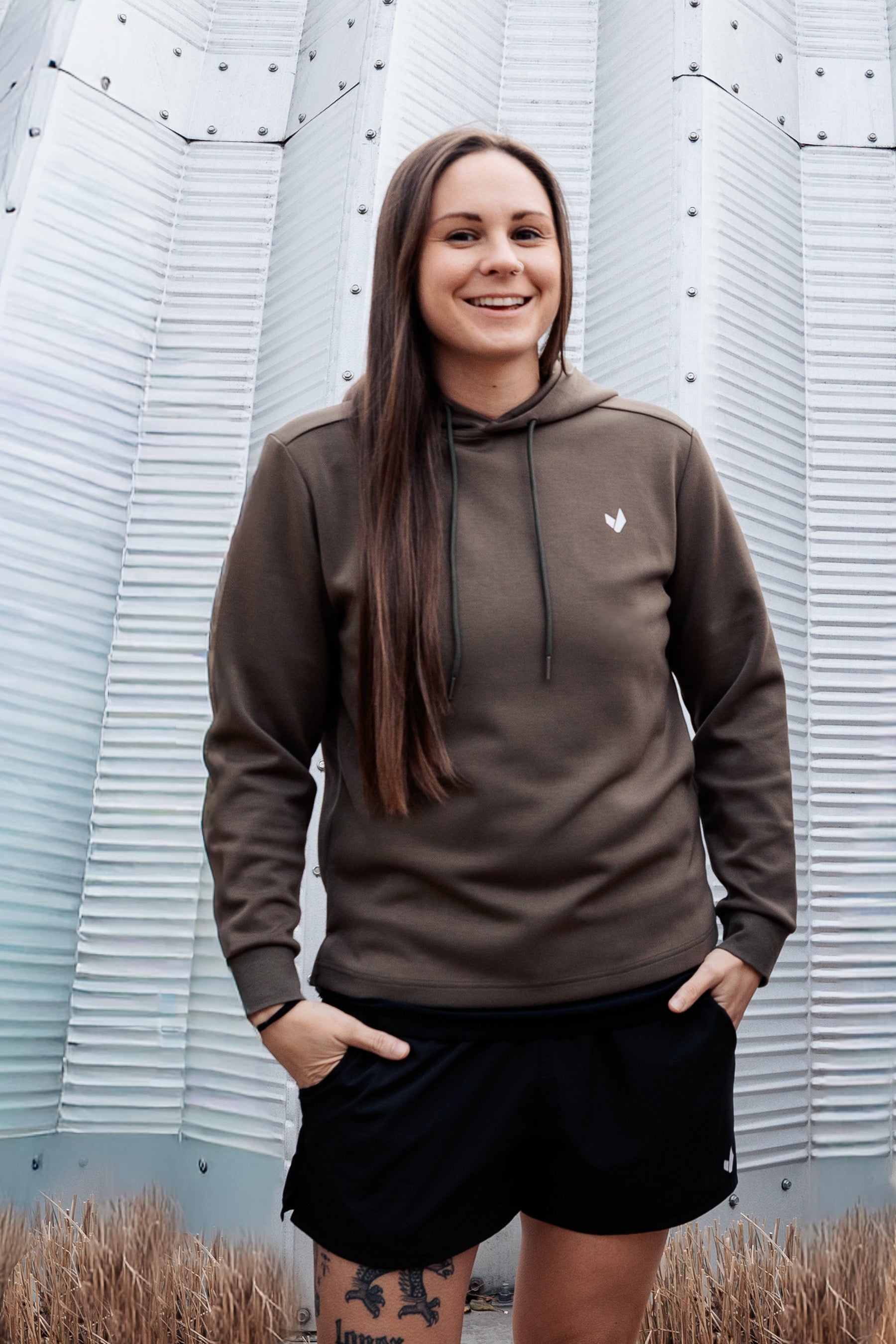 AERO HOOD - Olive Green