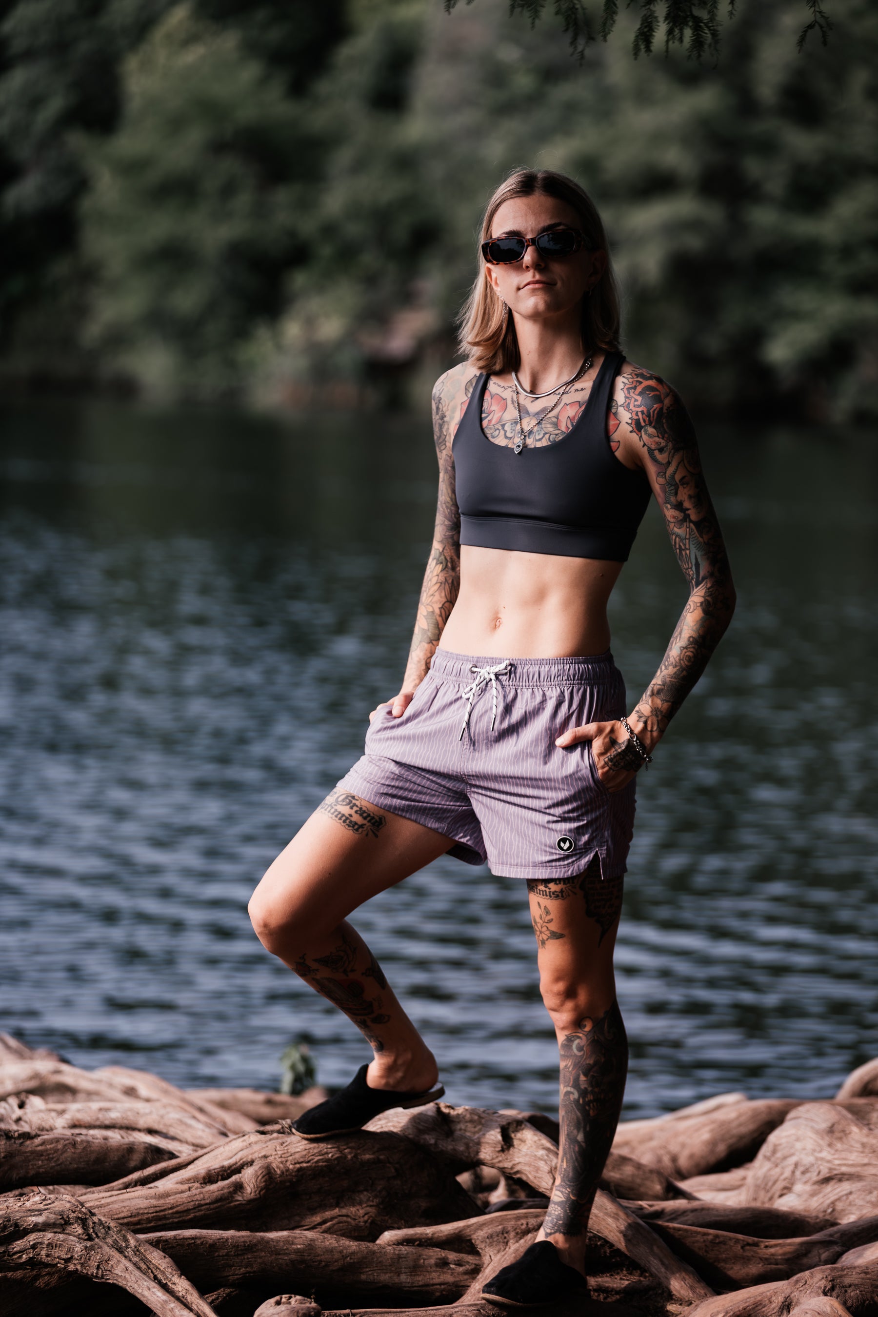 Haven Boardshort - Orchid Wave