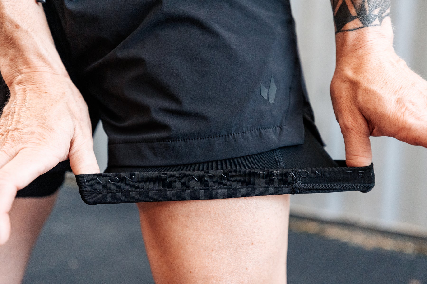 EVO Shorts V3 - BLACK w/ Black Compression