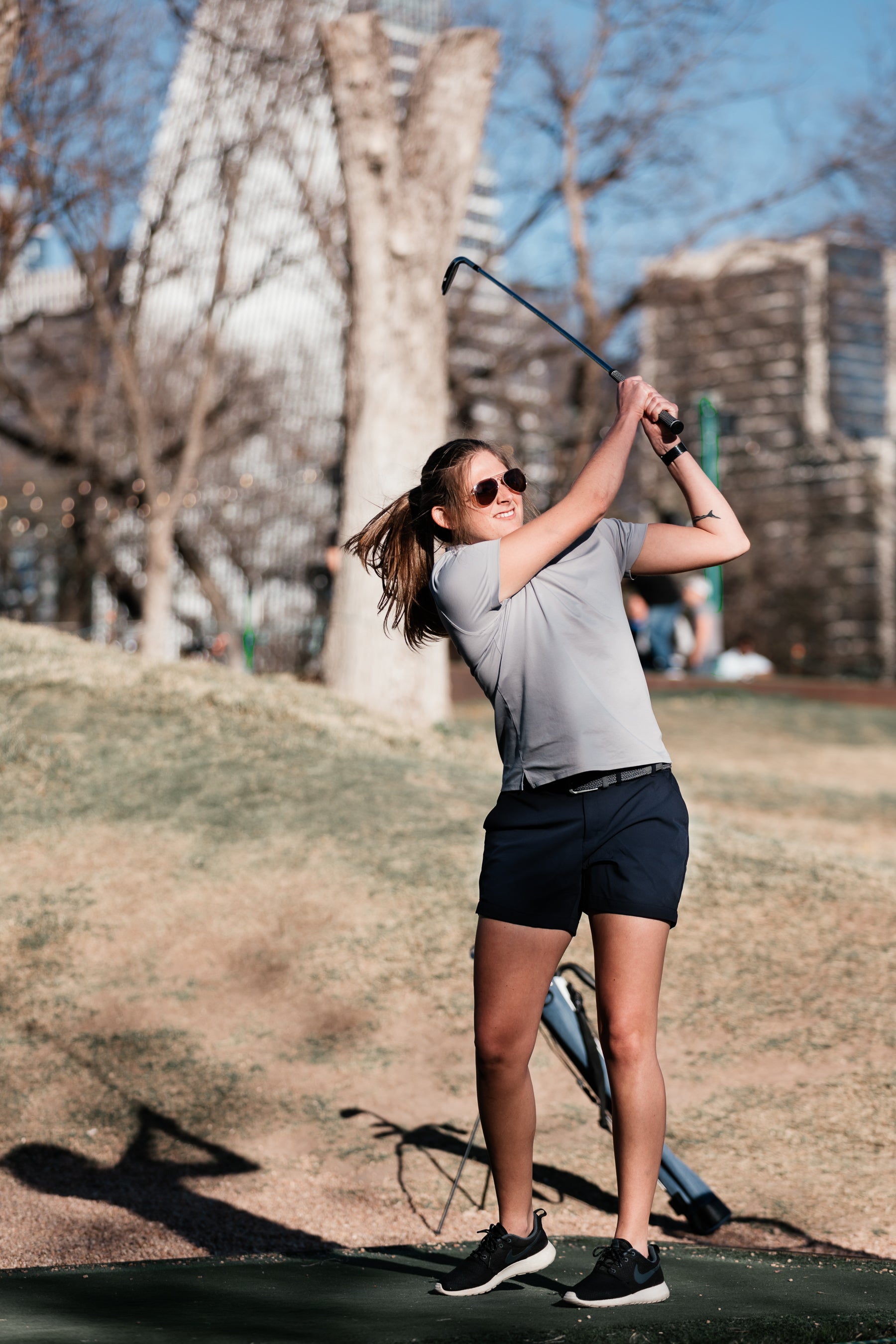 HYBRID SHORTS - NAVY